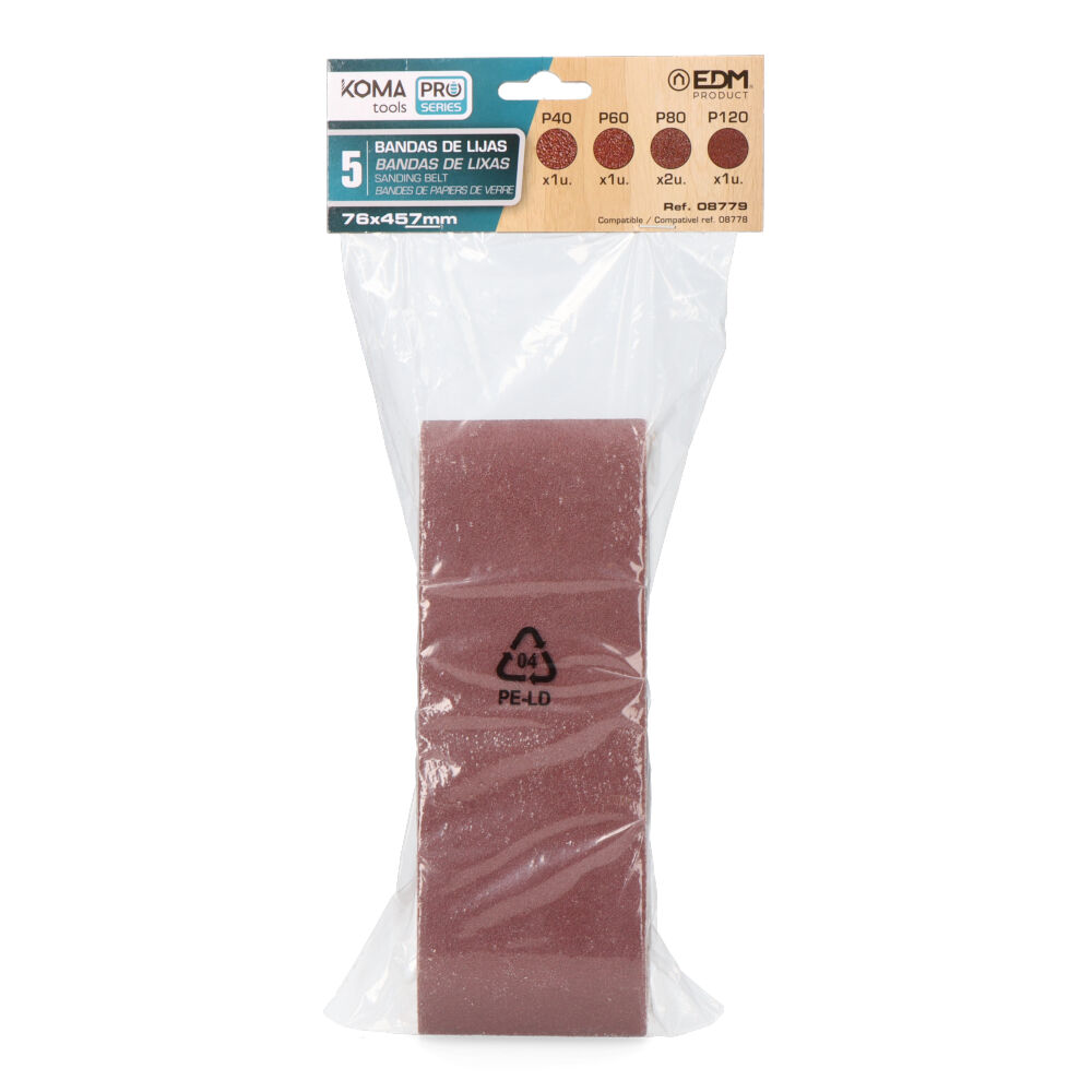 kit-5-lijas-para-lijadora-de-banda-08778-koma-tools