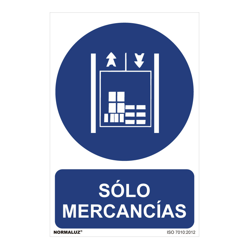 cartel-solo-mercancias-pvc-07mm-30x40cm-normaluz