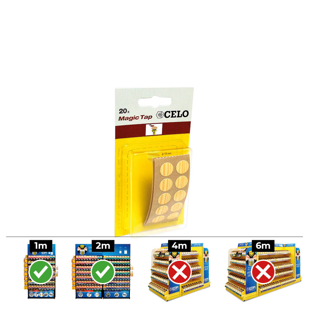 caja-10-blisters-20-unid-tapon-adhesivo-din-ref-mtap-o13mm-color-pino-celo