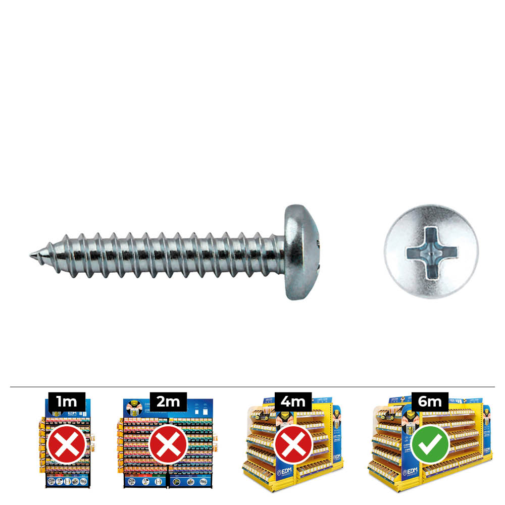 caja-500-unid-tornillo-chapa-alomada-philips-din-ref-7981-35x22mm-zincado-celo