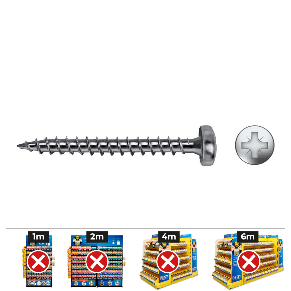 caja-1000-unidades-tornillo-madera-vlox-b-rosca-completa-alomado-impronta-pz-o-35-x-25-mm-cincado