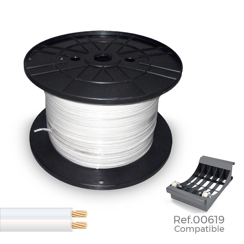 cable-paralelo-48v-2-x-100-mm%c2%b2-blanco-1000-m-bobina-grande