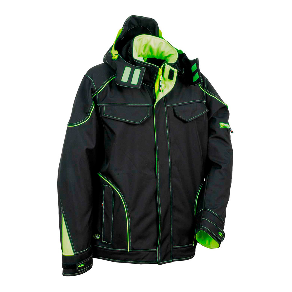 cazadora-softshell-tecka-negro-lime-cofra-talla-50