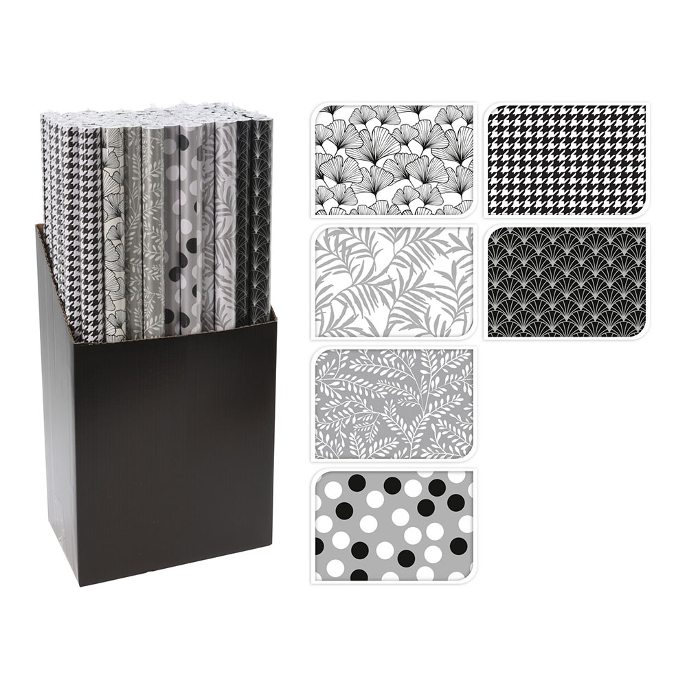rollo-de-papel-de-regalo-motivos-negros-blancos-grises-6-modelos-surtidos